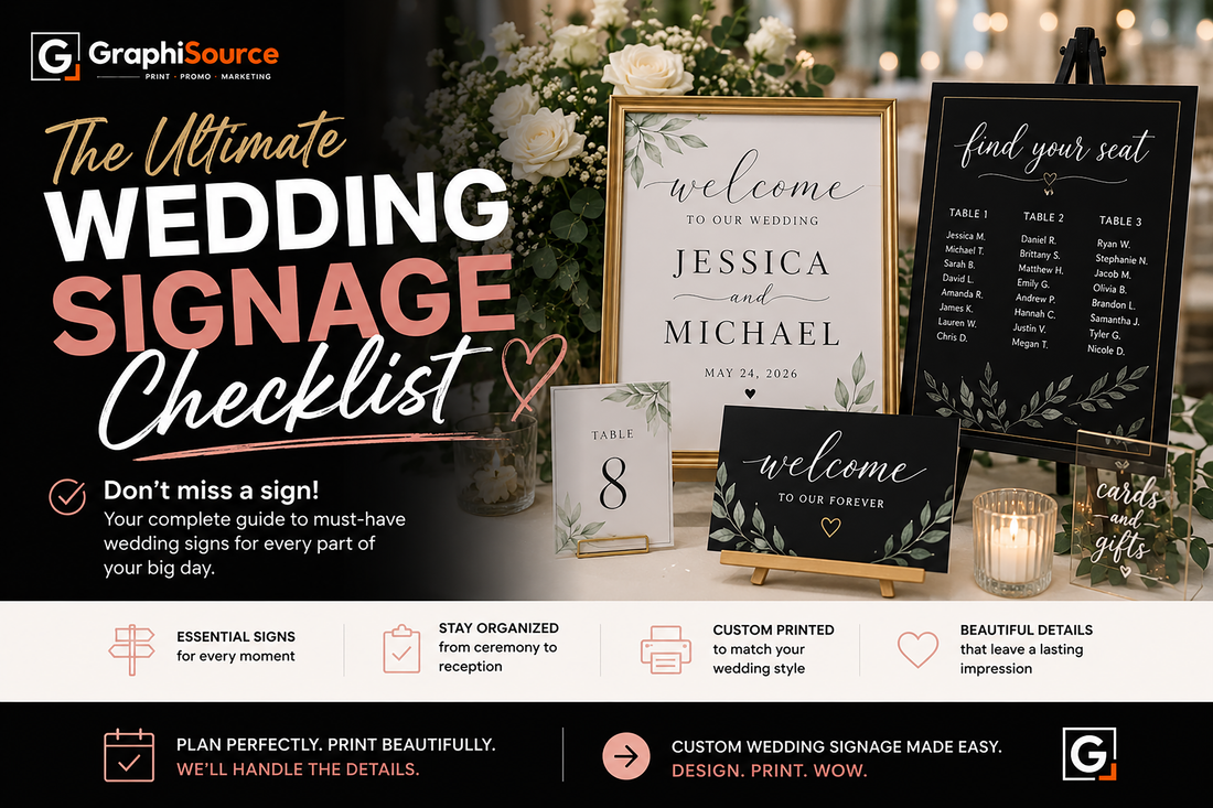 The Complete Wedding Signage Checklist: Every Sign You Actually Need