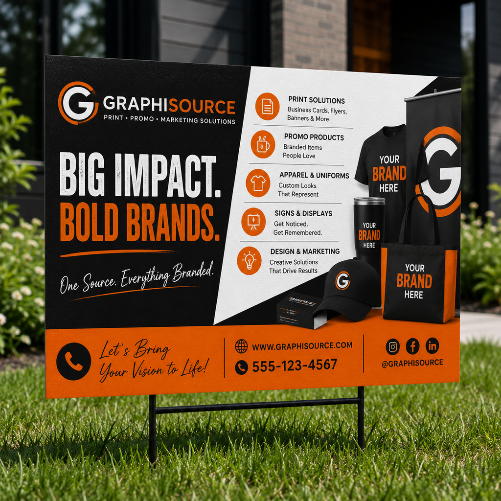 Yard Signs — 4mm Corrugated Plastic