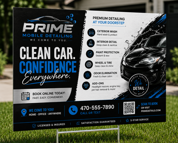 Yard Signs — 4mm Corrugated Plastic